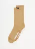 AFENDS Unisex Everyday - Ribbed Crew Socks - Tan sold by Afends