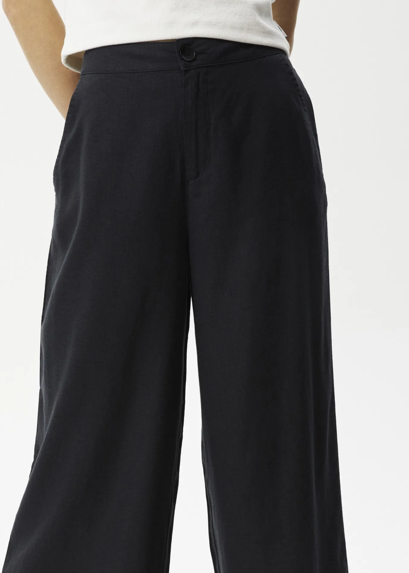 AFENDS Womens Sienna - Wide Leg Pants - Black sold by Afends product image thumbnail 5