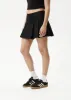AFENDS Womens Carly - Pleat Mini Skirt - Black sold by Afends