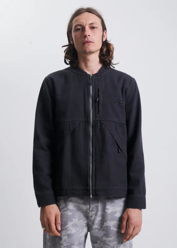 AFENDS Unisex Mass - Unisex Organic Canvas Jacket  - Charcoal sold by Afends