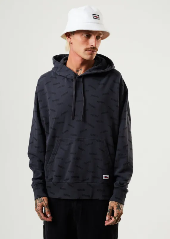 AFENDS Mens Naughty - Hoodie - Charcoal sold by Afends