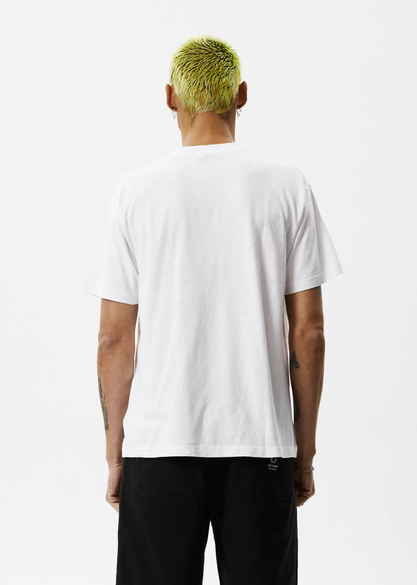 AFENDS Mens Staple - Boxy Tee - White sold by Afends product image thumbnail 4