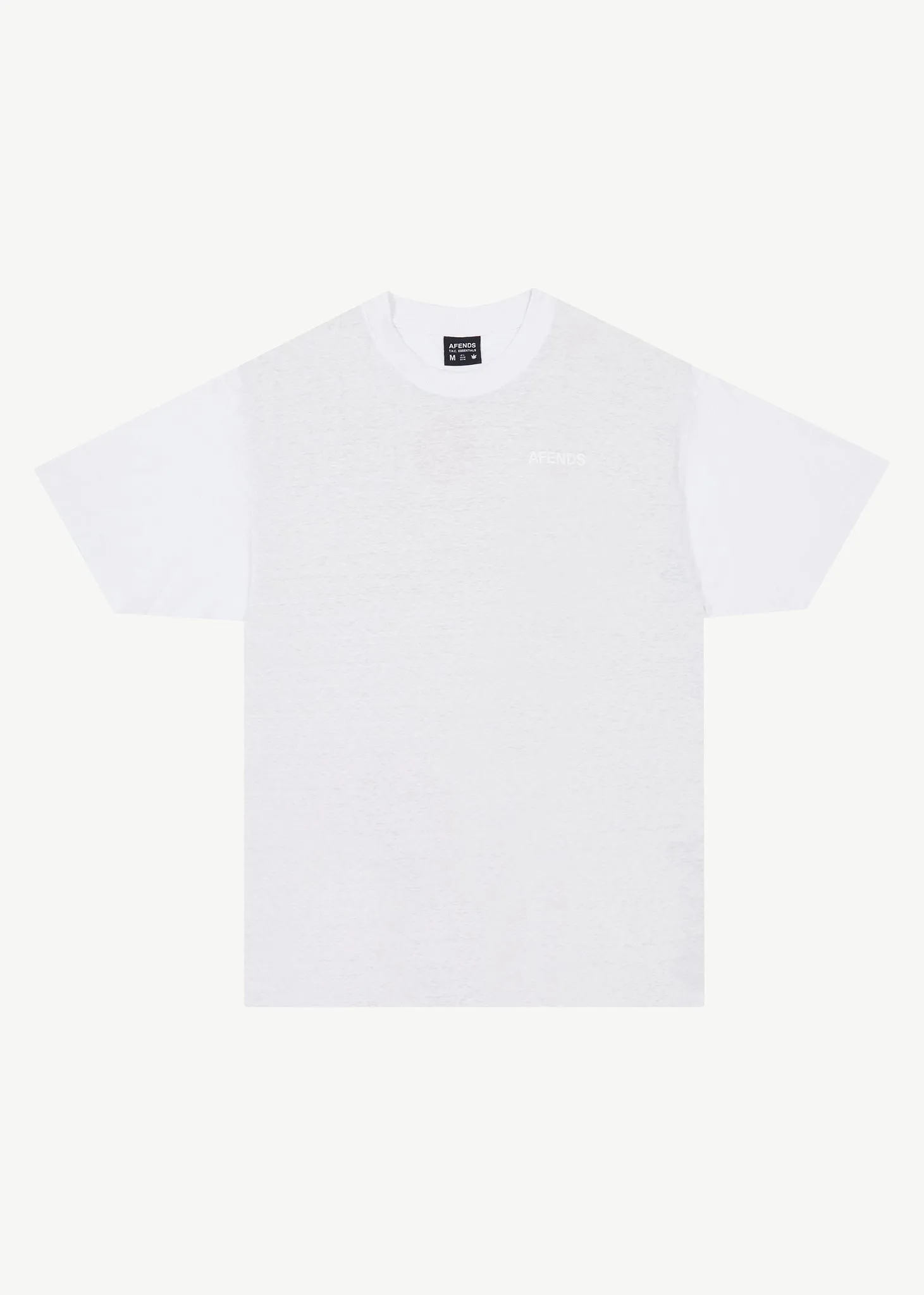 AFENDS Mens Staple - Boxy Tee - White sold by Afends