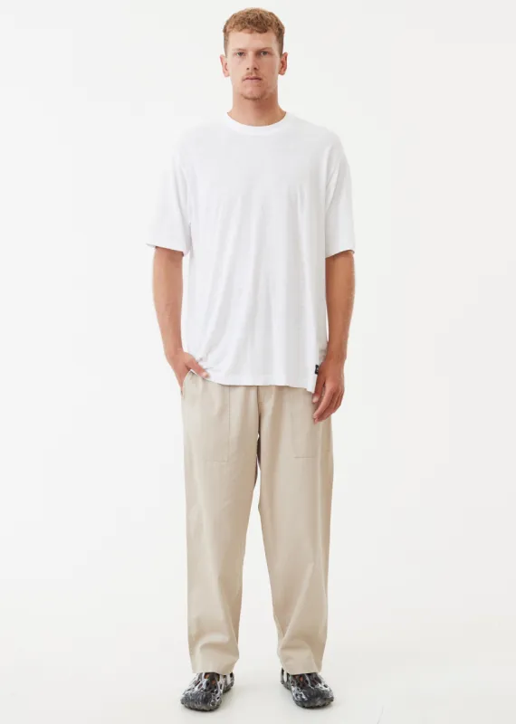 AFENDS Mens Chess Club - Relaxed Pants - Cement sold by Afends