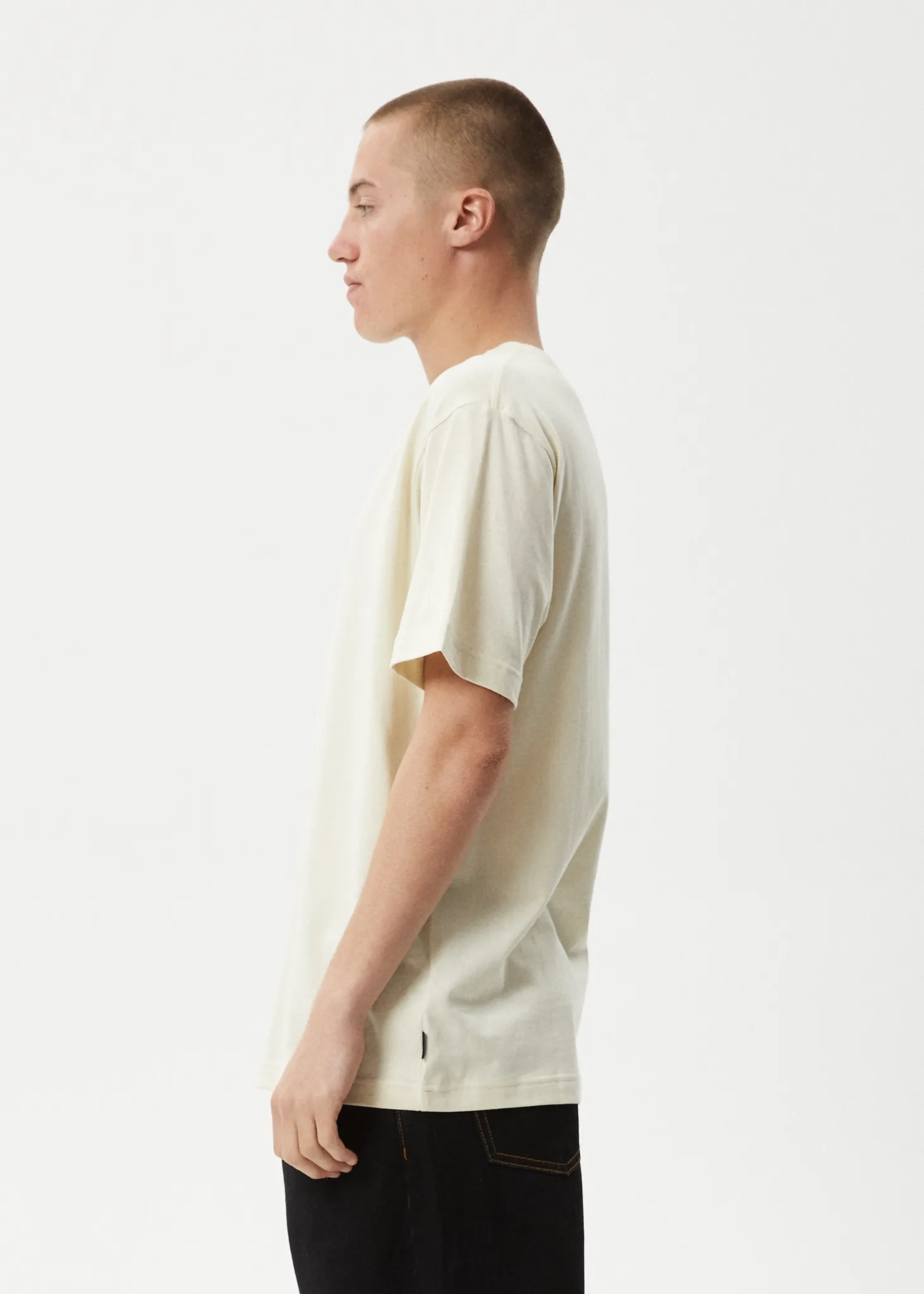 AFENDS Mens Vinyl - Retro Tee - Limestone sold by Afends product image thumbnail 4