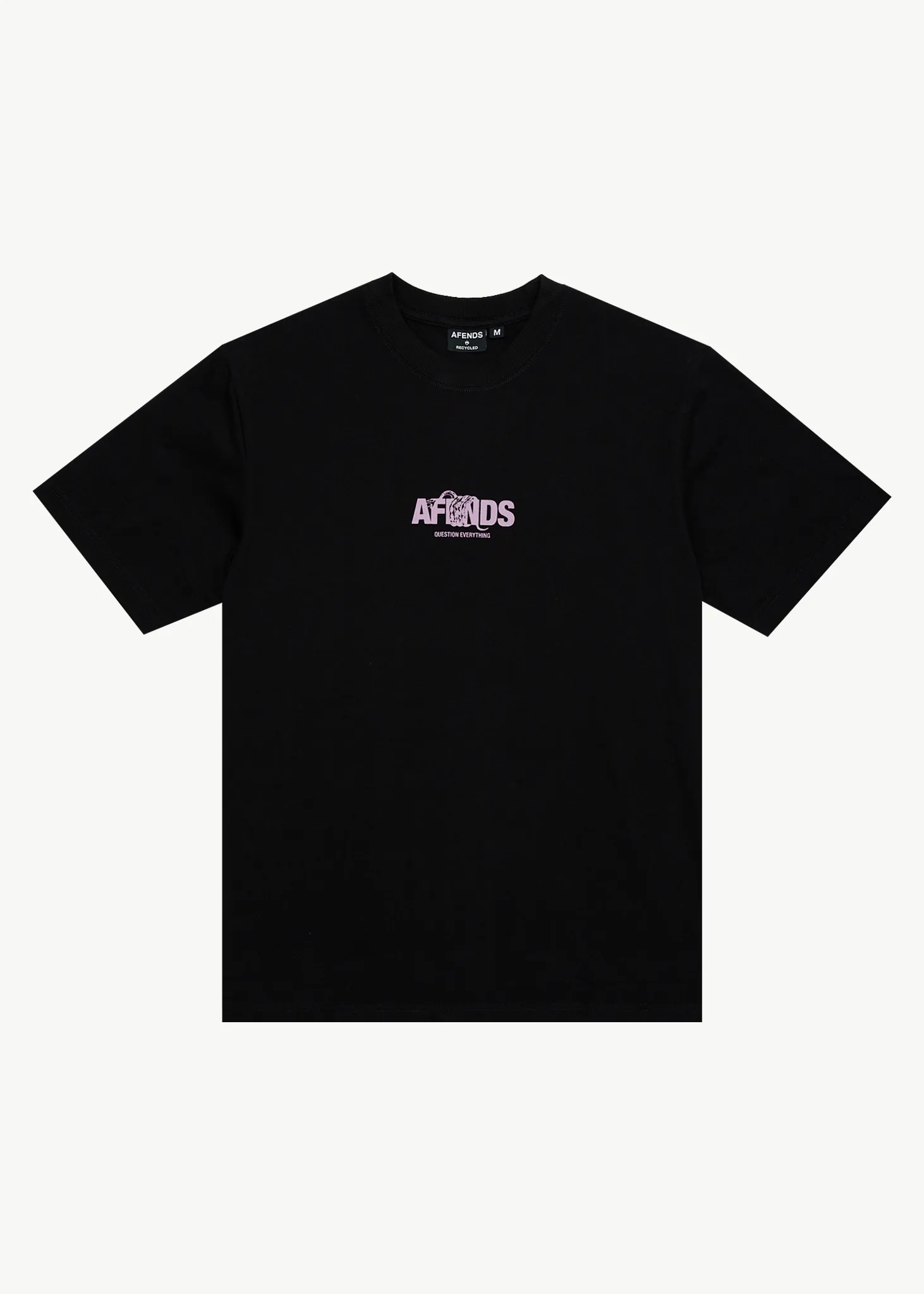 AFENDS Mens Tread - Retro Tee - Black sold by Afends