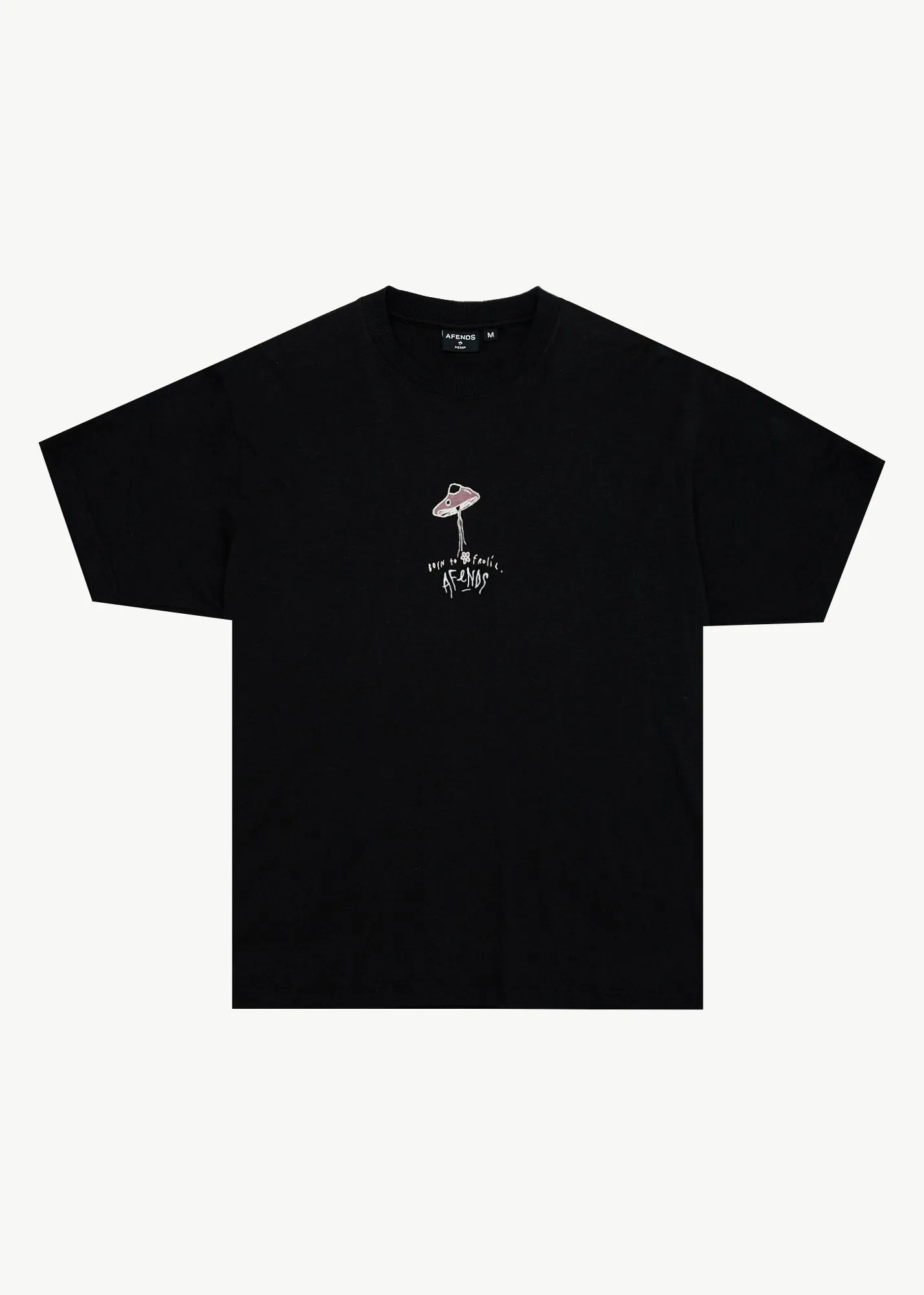 AFENDS Mens High Priority - Boxy Tee - Black sold by Afends