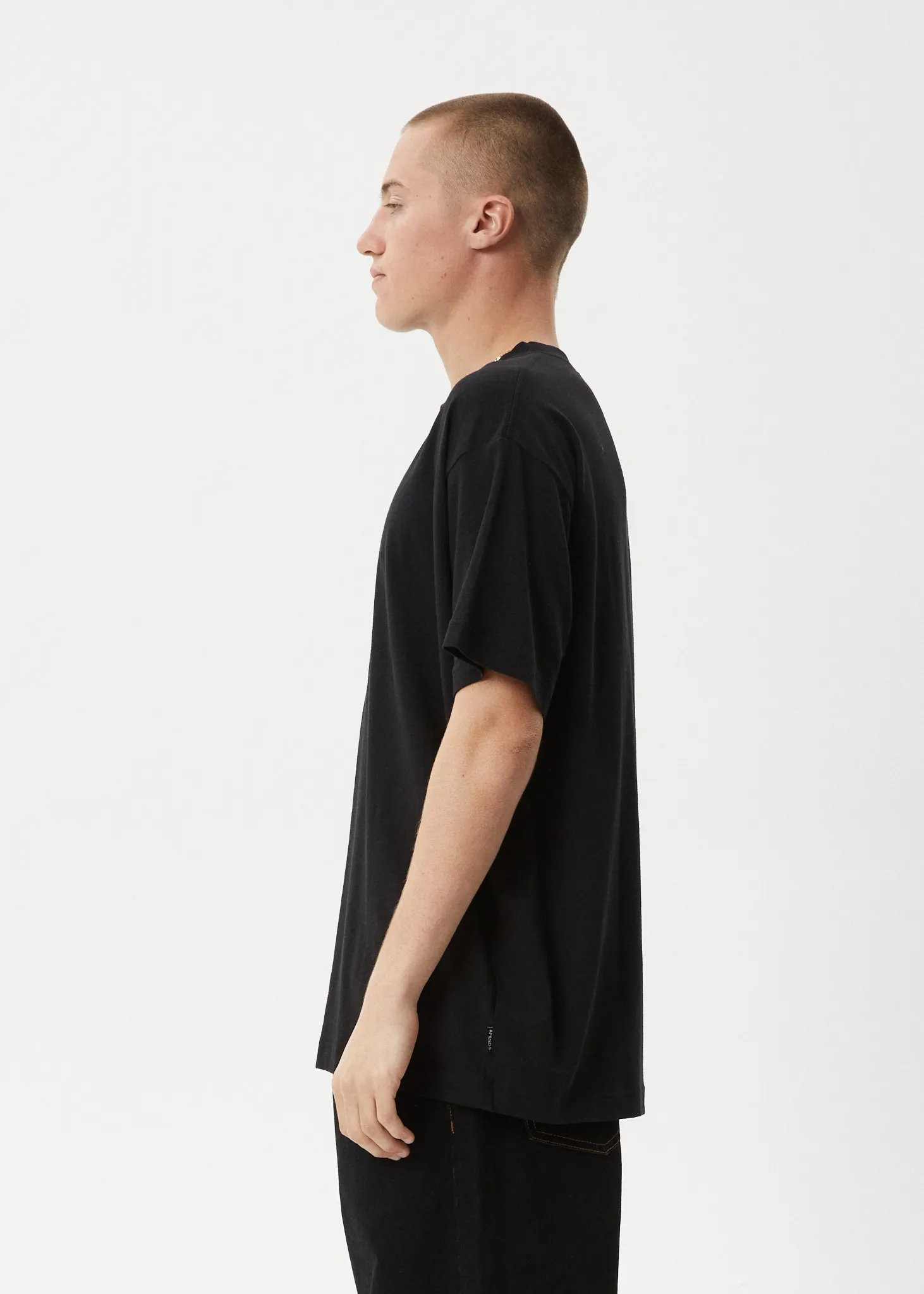 AFENDS Mens High Priority - Boxy Tee - Black sold by Afends product image thumbnail 5
