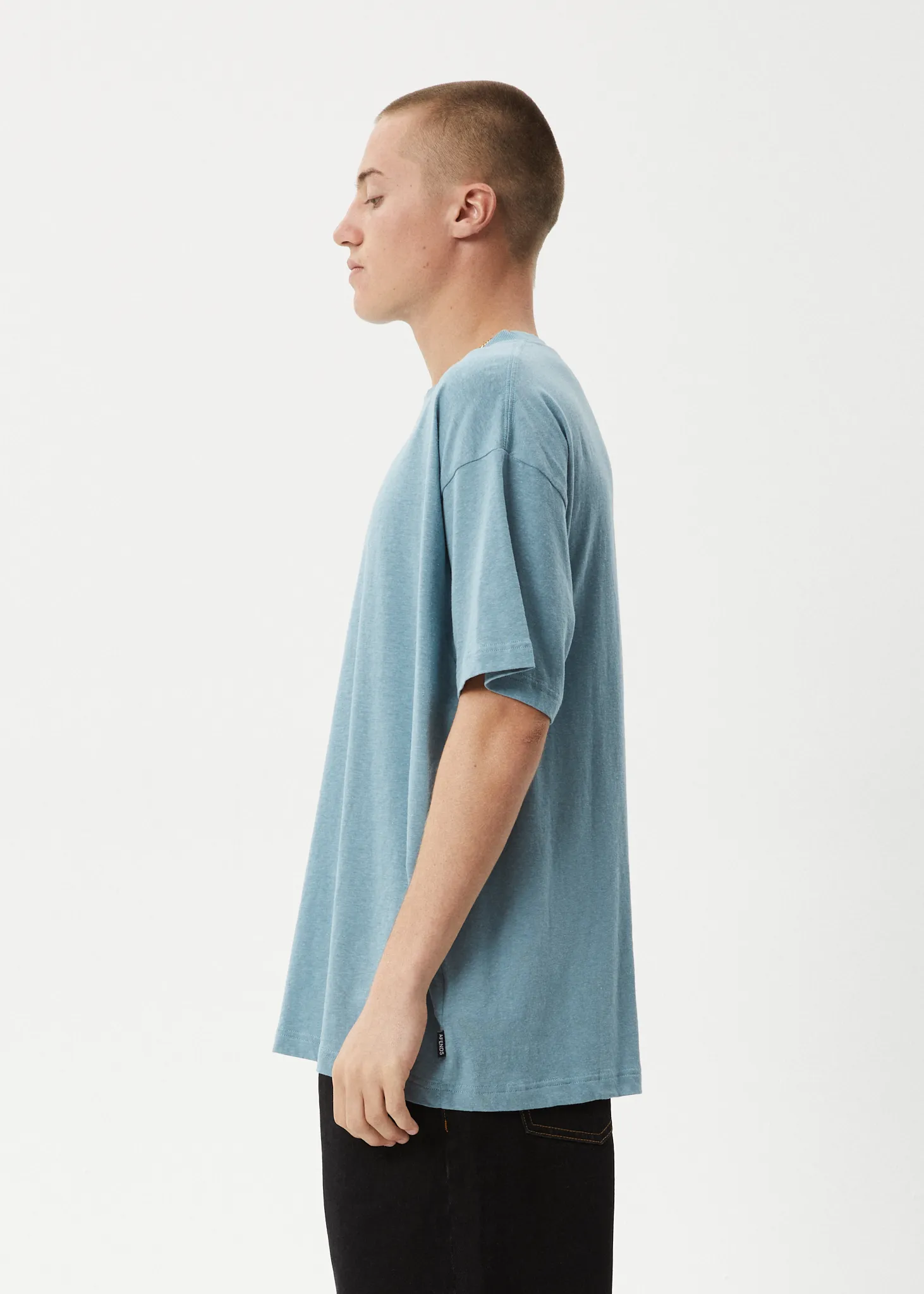 AFENDS Mens High Priority - Boxy Tee - Ocean Spray sold by Afends product image thumbnail 5