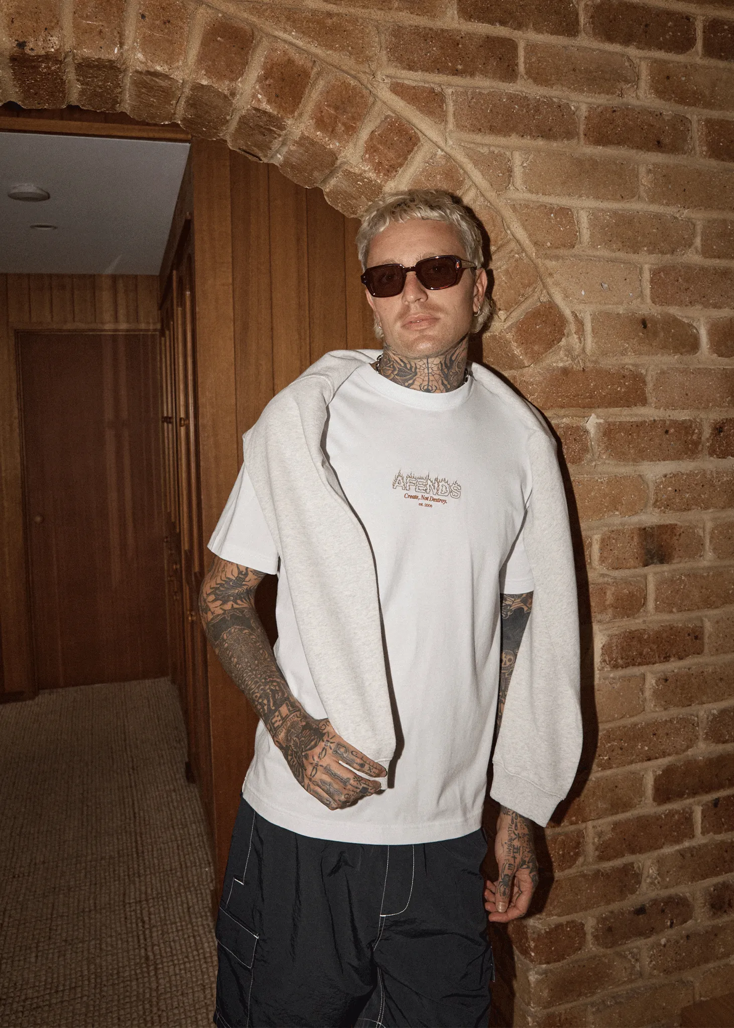 AFENDS Mens Ember - Retro Tee - White sold by Afends product image thumbnail 2