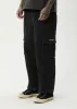 AFENDS Mens Cosmic - Cargo Pant - Black sold by Afends
