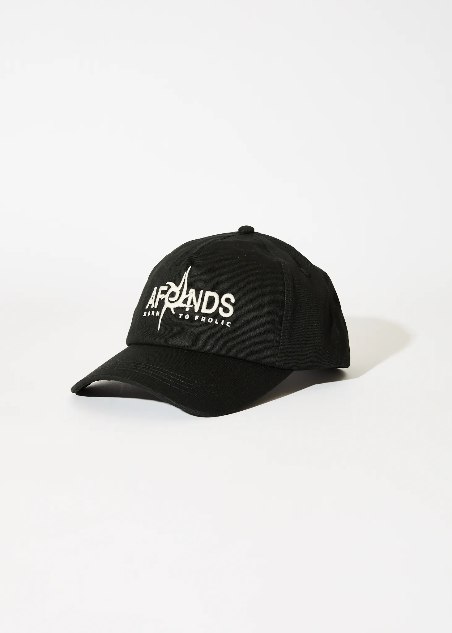 AFENDS Mens Antic - Five Panel Cap - Black sold by Afends