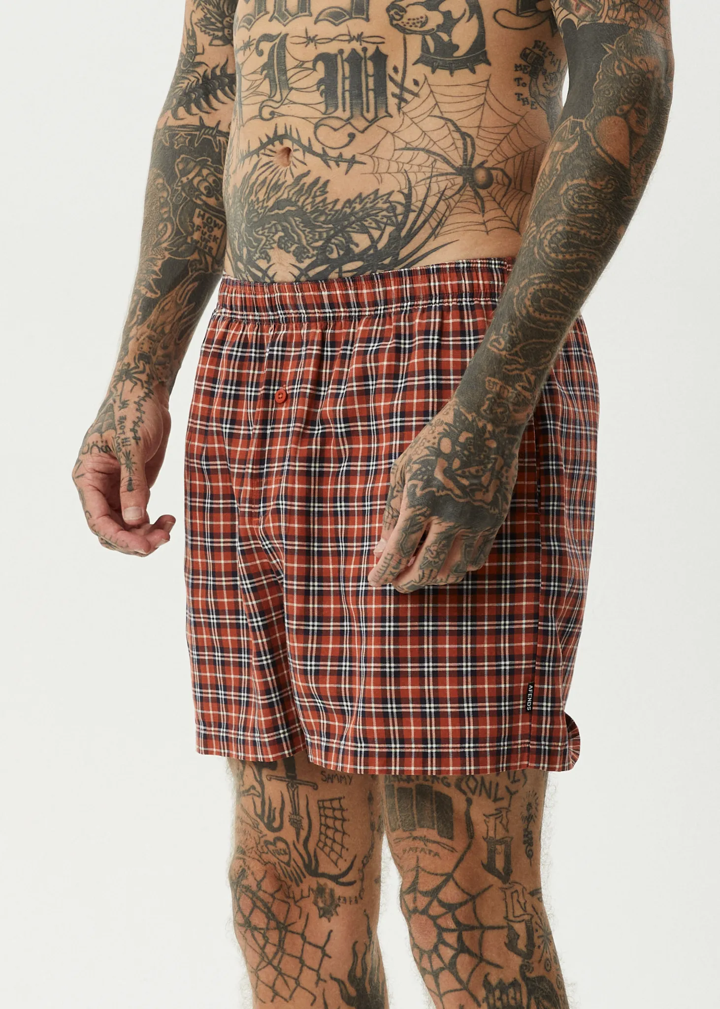 AFENDS Mens Wrecked - Boxer Short - Terra sold by Afends product image thumbnail 5