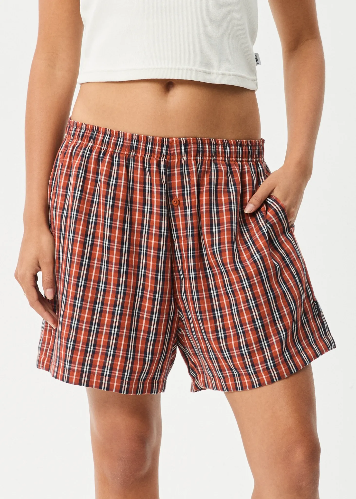 AFENDS Mens Wrecked - Boxer Short - Terra sold by Afends product image thumbnail 4