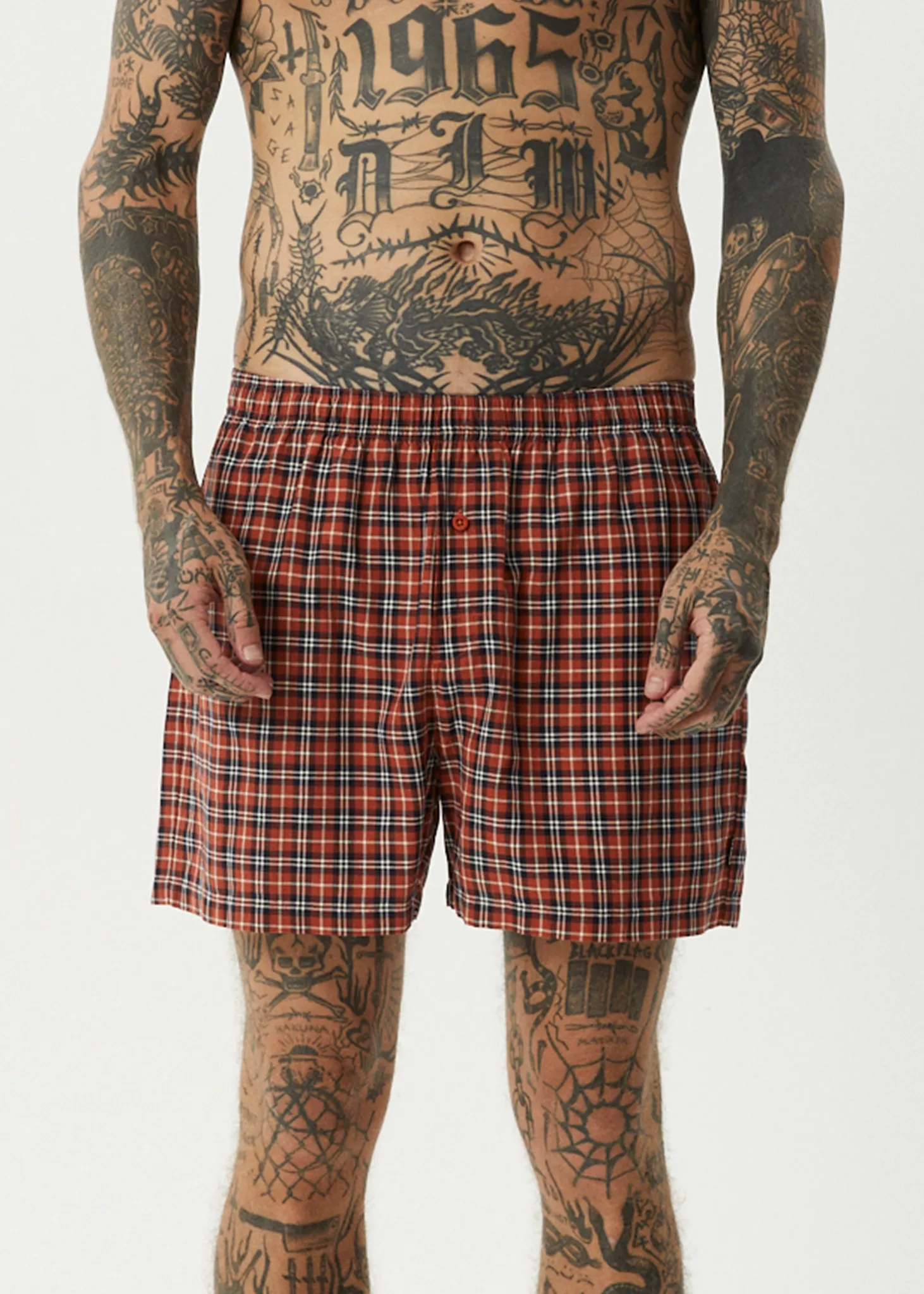 AFENDS Mens Wrecked - Boxer Short - Terra sold by Afends product image thumbnail 3