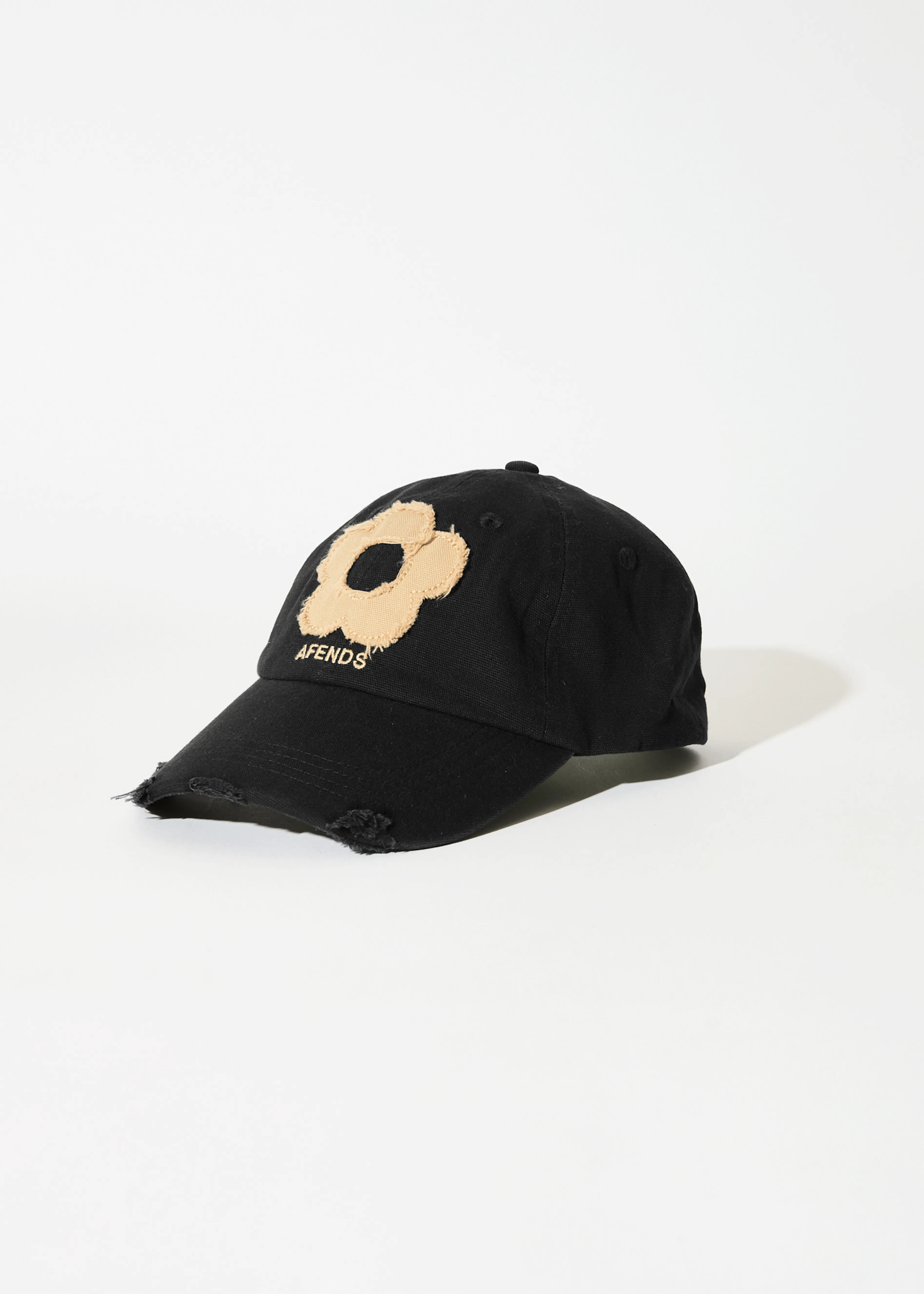 AFENDS Womens Bloom - Panelled Cap - Black / Tan sold by Afends