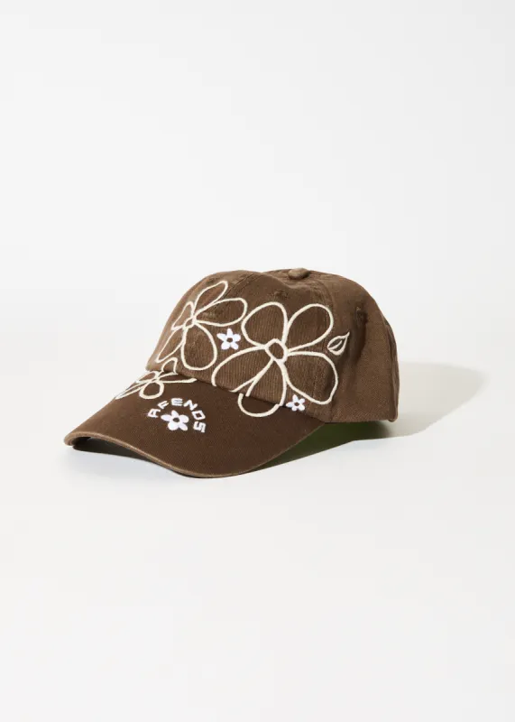 AFENDS Womens Tranquil - Panelled Cap - Coffee sold by Afends