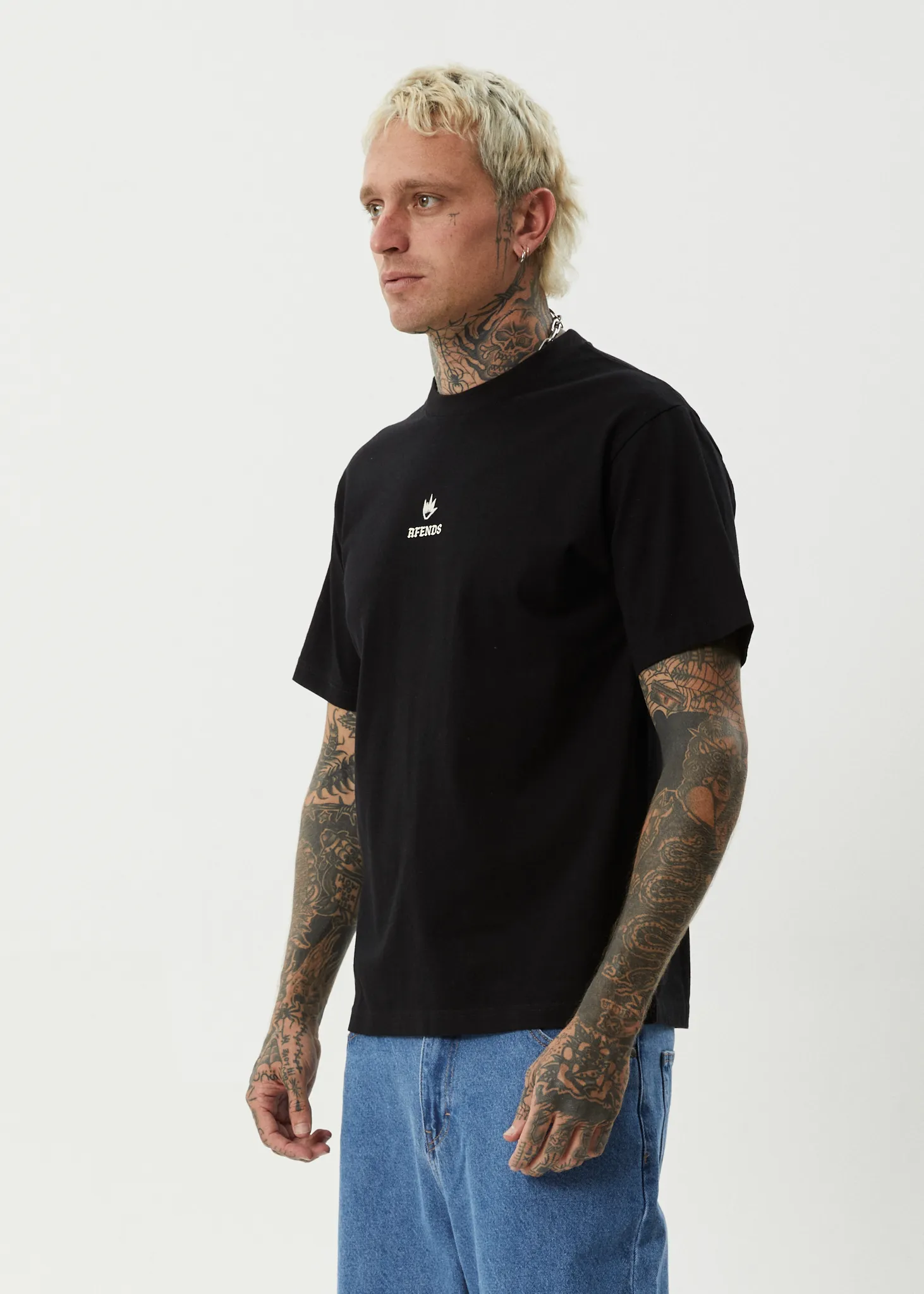 AFENDS Mens Burnin - Retro Tee - Black sold by Afends product image thumbnail 3