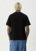 AFENDS Mens Burnin - Retro Tee - Black sold by Afends
