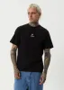 AFENDS Mens Burnin - Retro Tee - Black sold by Afends