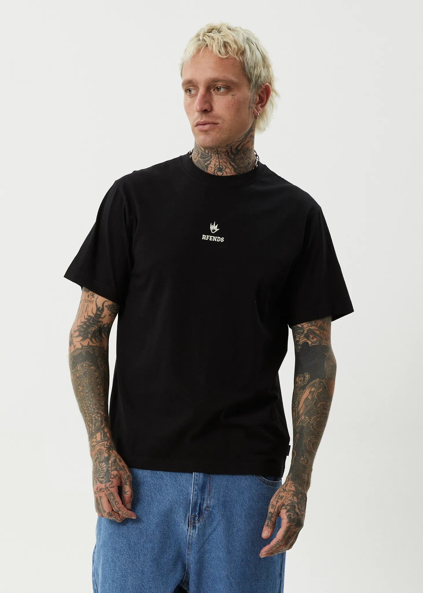 AFENDS Mens Burnin - Retro Tee - Black sold by Afends product image thumbnail 2