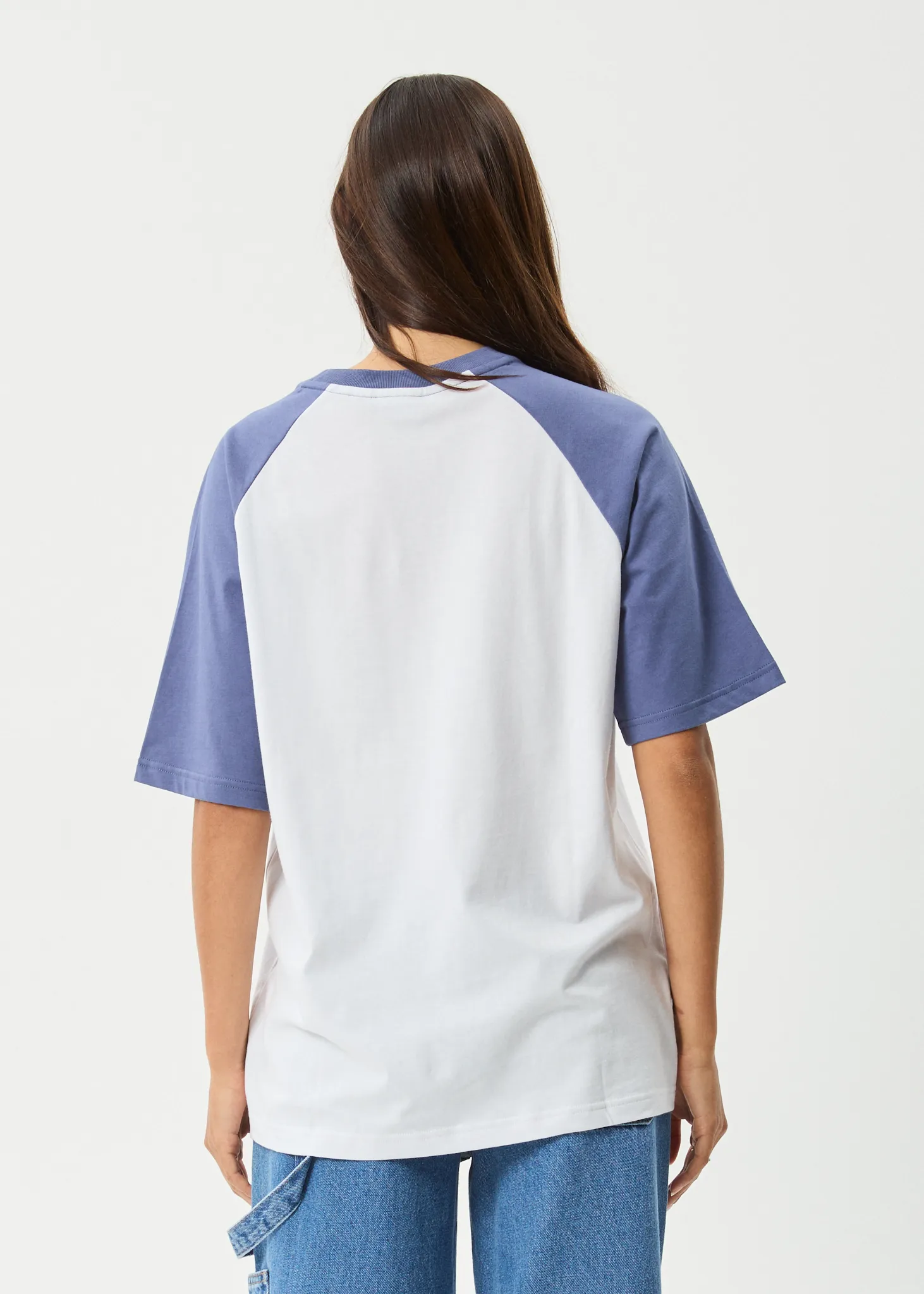 AFENDS Womens Ryan - Oversized Raglan Tee - Marlin sold by Afends product image thumbnail 5