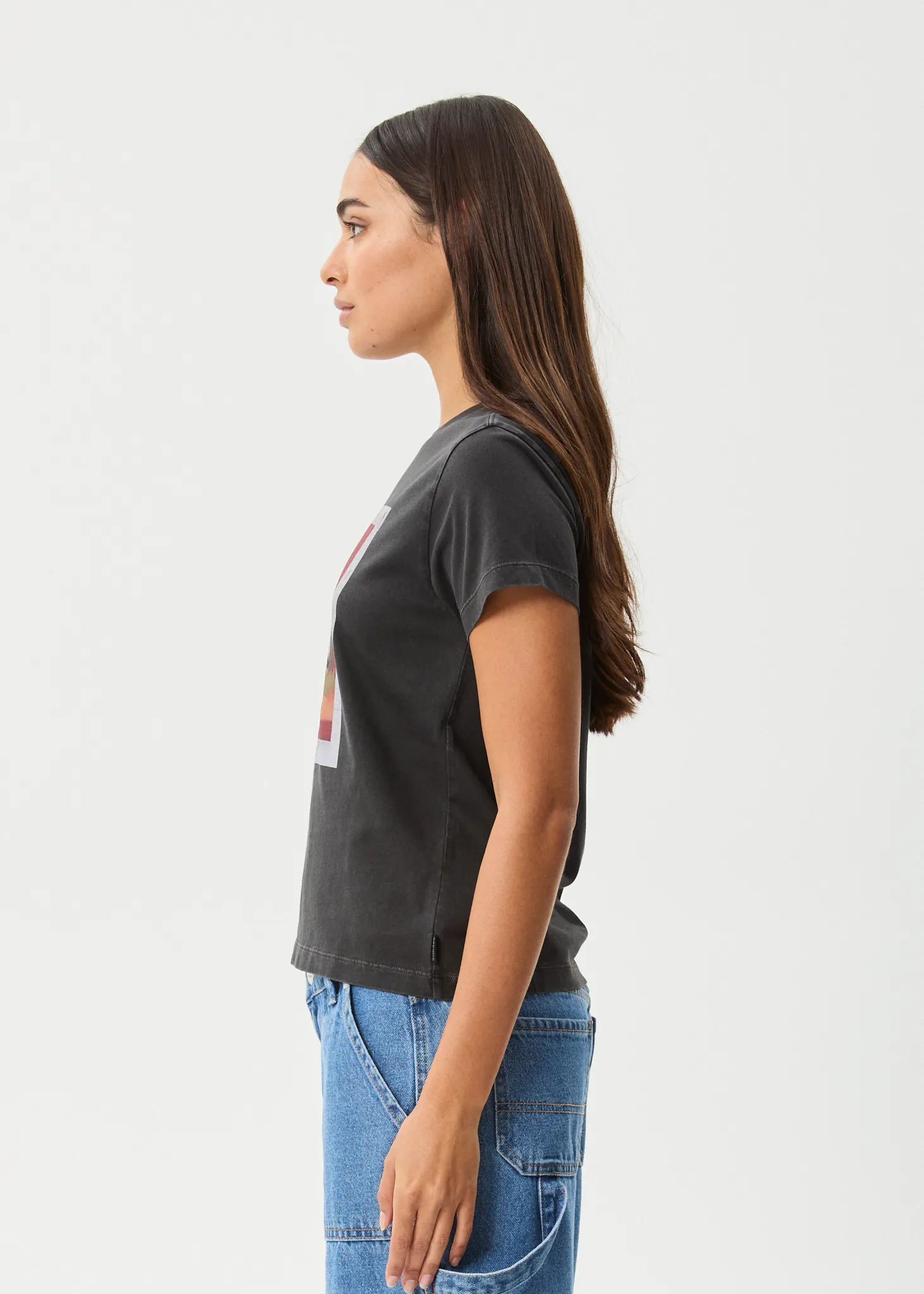 AFENDS Womens Apocalypso - Regular Tee - Stone Black sold by Afends product image thumbnail 4