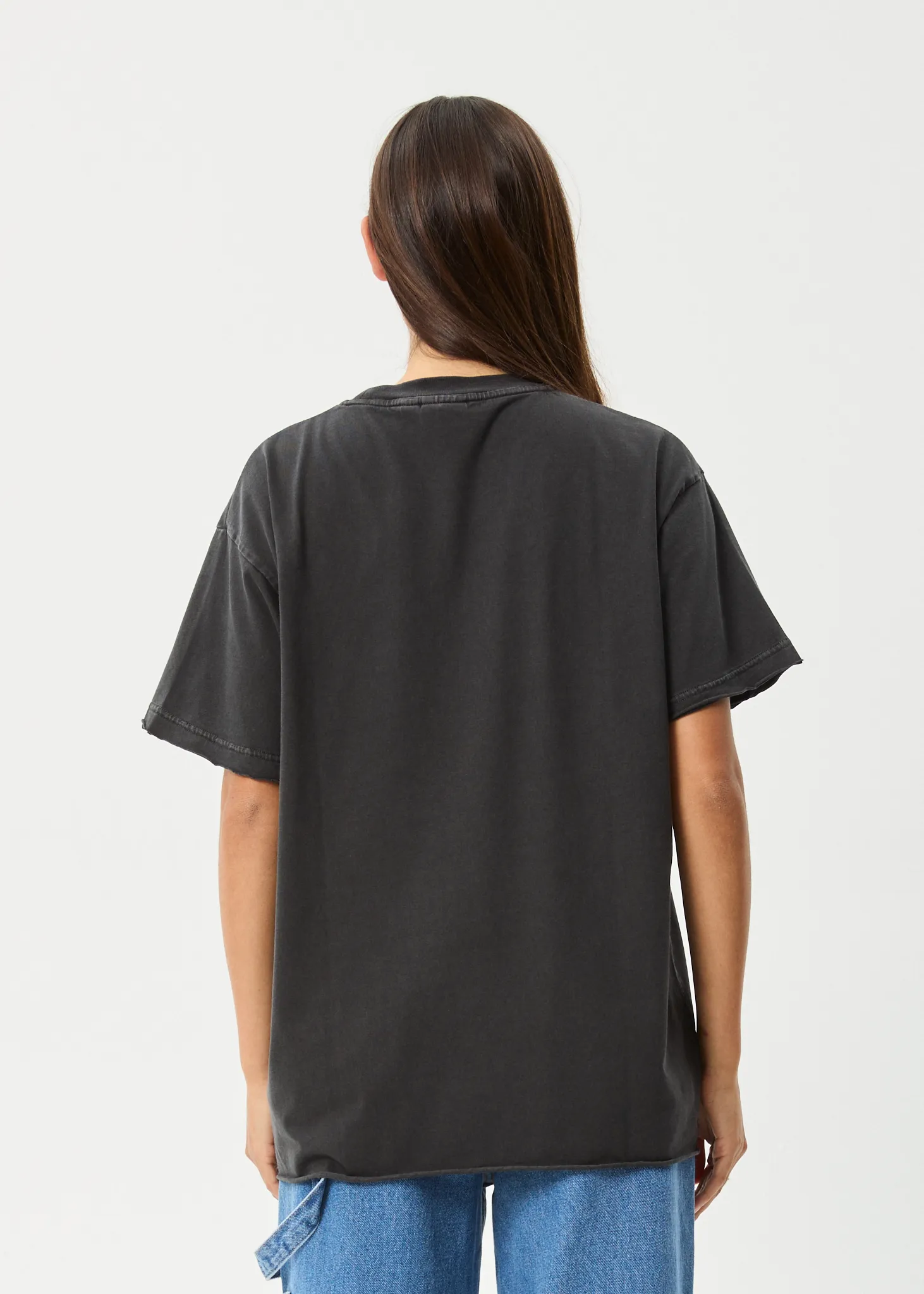 AFENDS Womens Frolic - Oversized Tee - Stone Black sold by Afends product image thumbnail 4