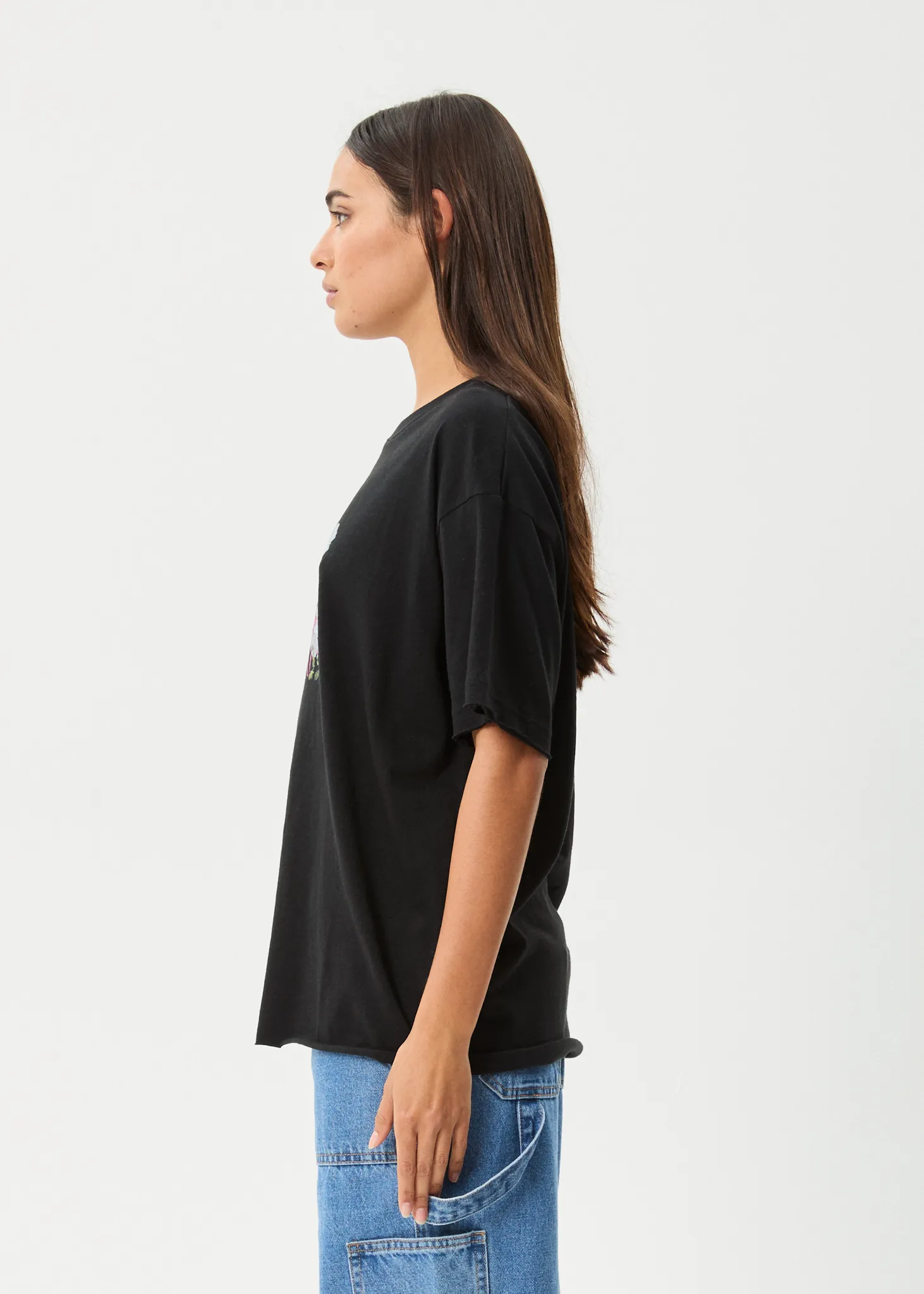AFENDS Womens Butterfluer - Oversized Tee - Black sold by Afends product image thumbnail 4