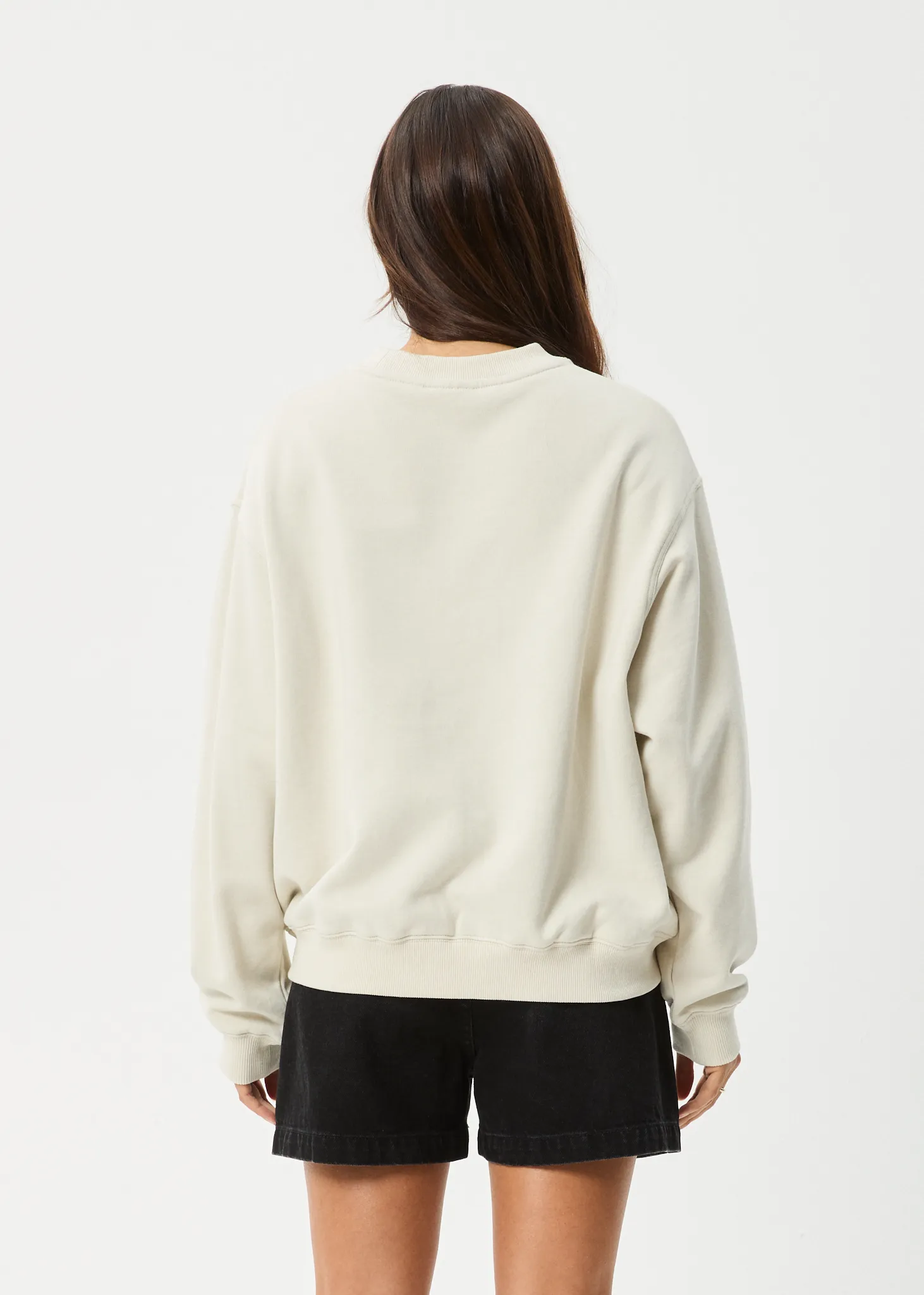 AFENDS Womens Tranquil - Crew Neck Jumper - Moonbeam sold by Afends product image thumbnail 5