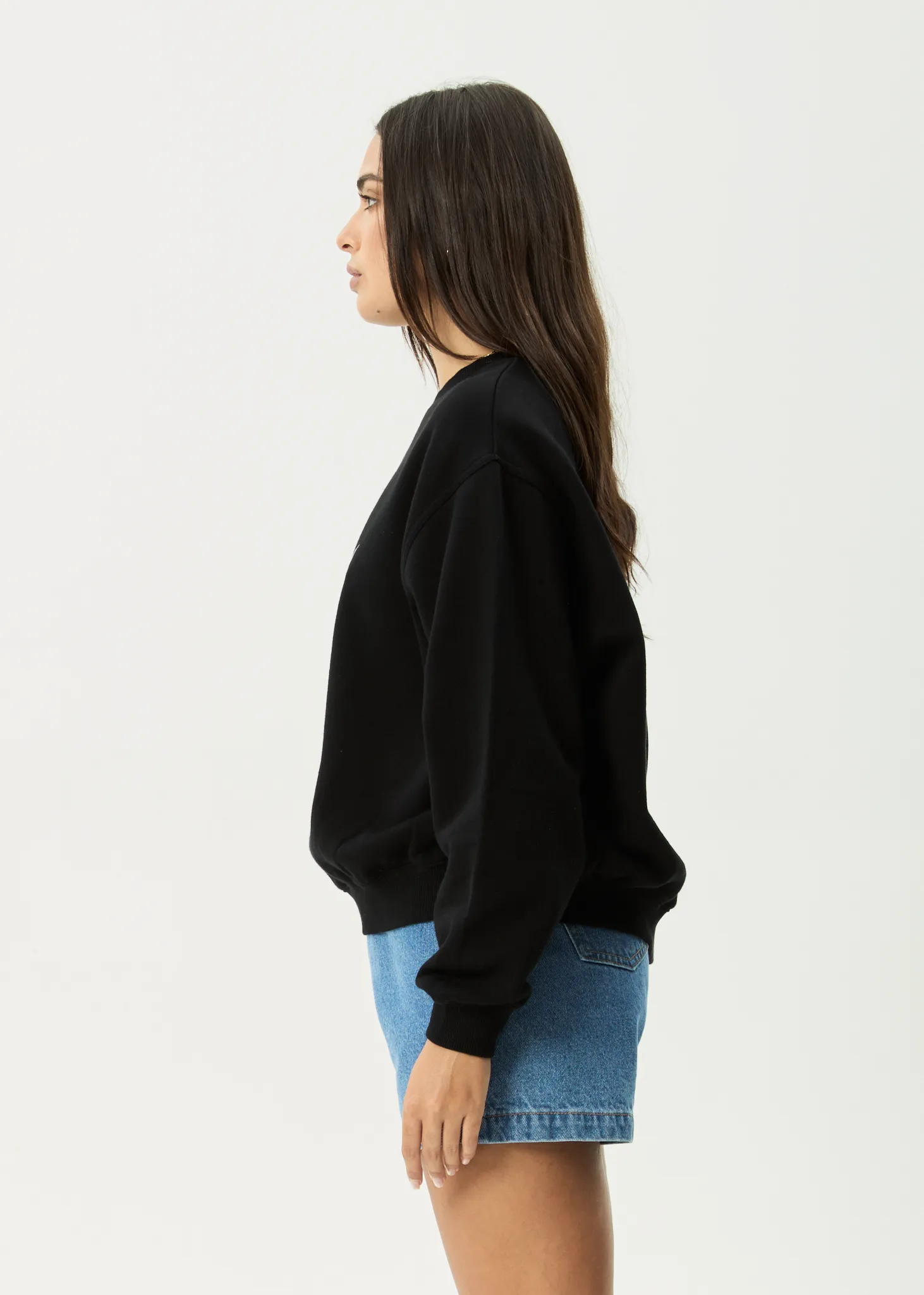 AFENDS Womens Pixie - Crew Neck Jumper - Black sold by Afends product image thumbnail 4