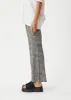 AFENDS Womens Asta - Seersucker Flare Pant - Steel Check sold by Afends