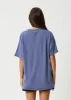 AFENDS Womens Slay - Oversized Tee - Washed Marlin sold by Afends