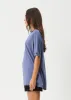 AFENDS Womens Slay - Oversized Tee - Washed Marlin sold by Afends