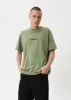 AFENDS Mens Vinyl - Retro Tee - Oil Green sold by Afends