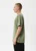 AFENDS Mens Vinyl - Retro Tee - Oil Green sold by Afends