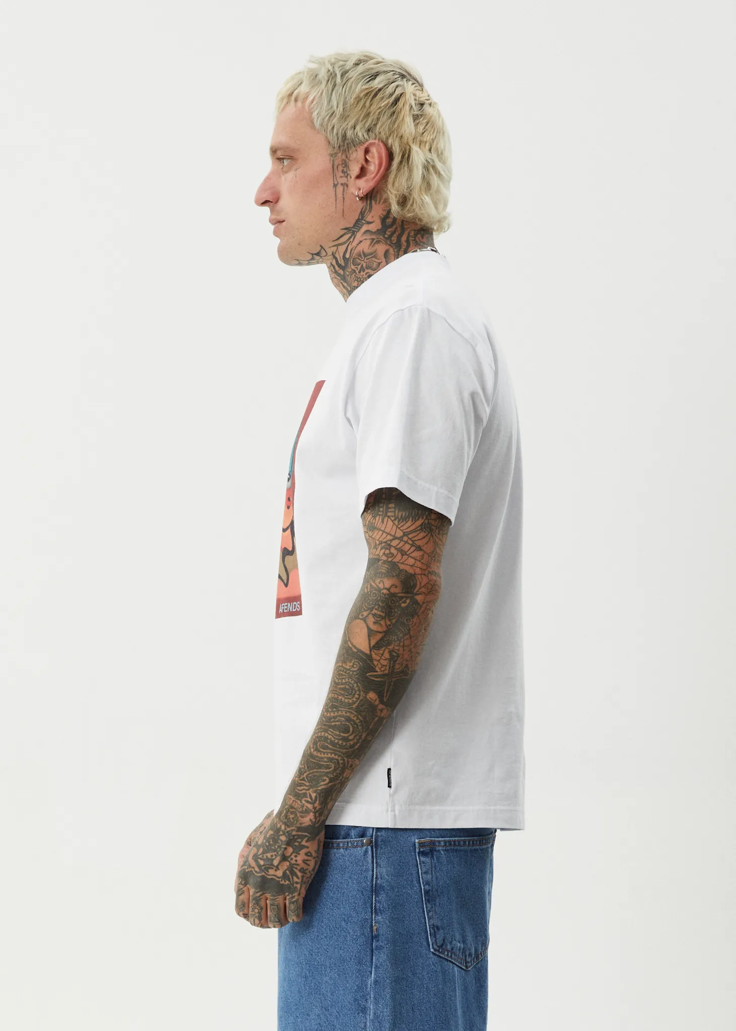 AFENDS Mens Apocalypso - Retro Tee - White sold by Afends product image thumbnail 4