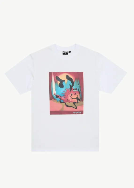 AFENDS Mens Apocalypso - Retro Tee - White made by Afends