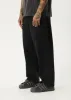 AFENDS Mens Ninety Eights - Elastic Waist Pant - Black sold by Afends