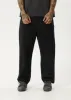AFENDS Mens Ninety Eights - Elastic Waist Pant - Black sold by Afends