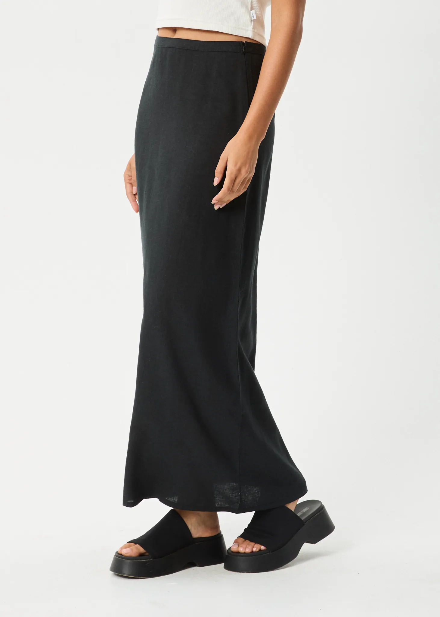 AFENDS Womens Lilo - Maxi Skirt - Black sold by Afends product image thumbnail 3