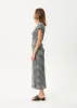 AFENDS Womens Rowan - Seersucker Check Maxi Dress - Black / White sold by Afends