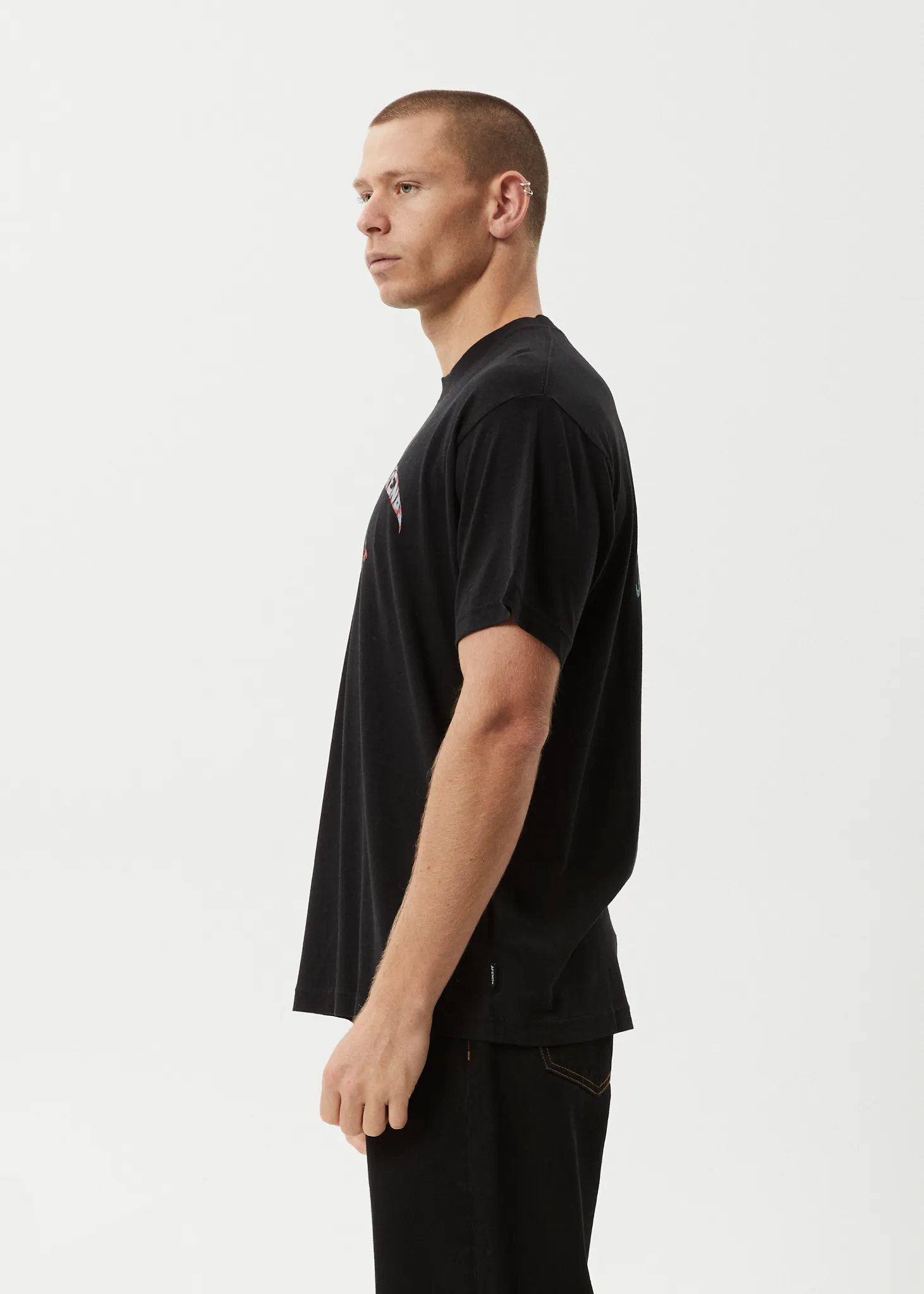 AFENDS Mens Surf Or Fly - Boxy Tee - Black sold by Afends product image thumbnail 5