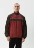 AFENDS Mens Spicy - Sports Spray Jacket - Burgundy sold by Afends