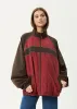 AFENDS Mens Spicy - Sports Spray Jacket - Burgundy sold by Afends