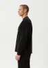 AFENDS Mens Genesis - Boxy Long Sleeve Tee - Black sold by Afends