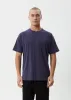 AFENDS Mens Foundation - Boxy Tee - Washed Deep Sea sold by Afends