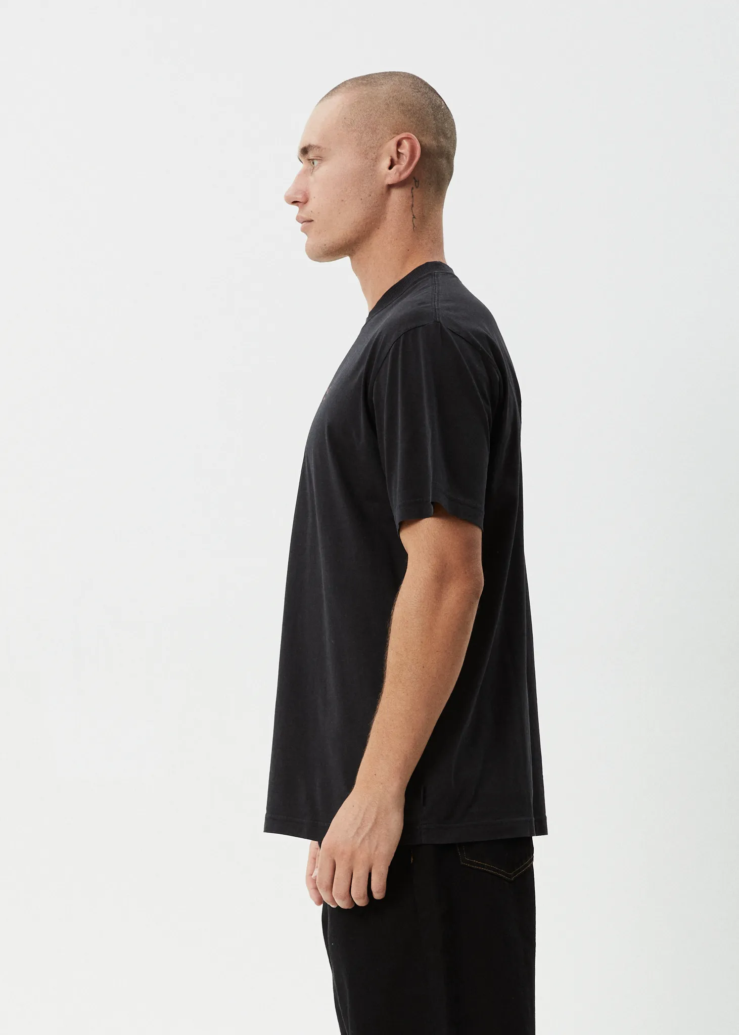 AFENDS Mens Thrown Out - Retro Tee - Stone Black sold by Afends product image thumbnail 4