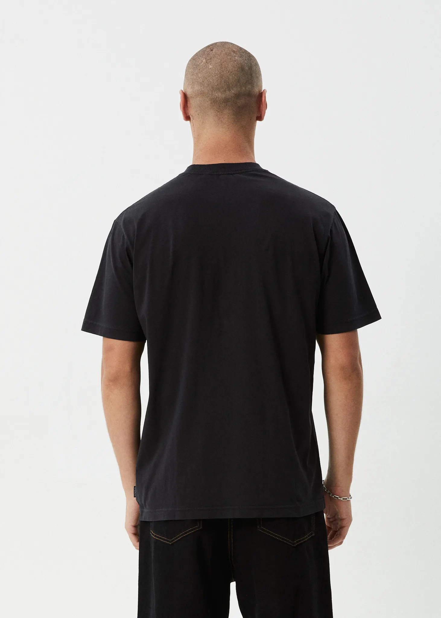 AFENDS Mens Thrown Out - Retro Tee - Stone Black sold by Afends product image thumbnail 5