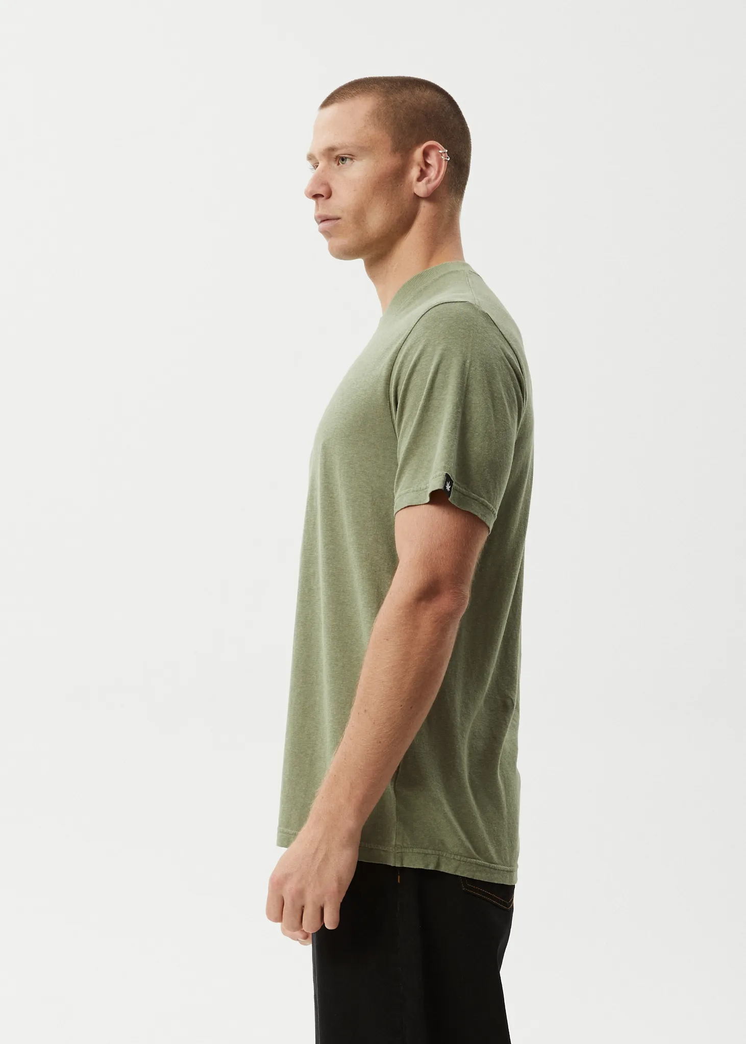 AFENDS Mens Classic - Retro Tee - Oil Green sold by Afends product image thumbnail 4